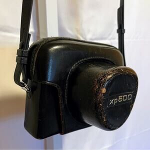 Retro Wards XP500 Camera Steampunk Cosplay Prop Original Leather Case Untested